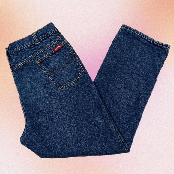 Dickies Other - Vintage Dickies 36x28 Faded Denim Straight Leg Blue Jeans with Liner